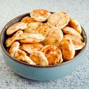 Mini pankūkas ar salami desas pildījumu - 50 gab