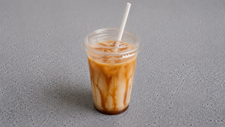 Ledus karameļu latte